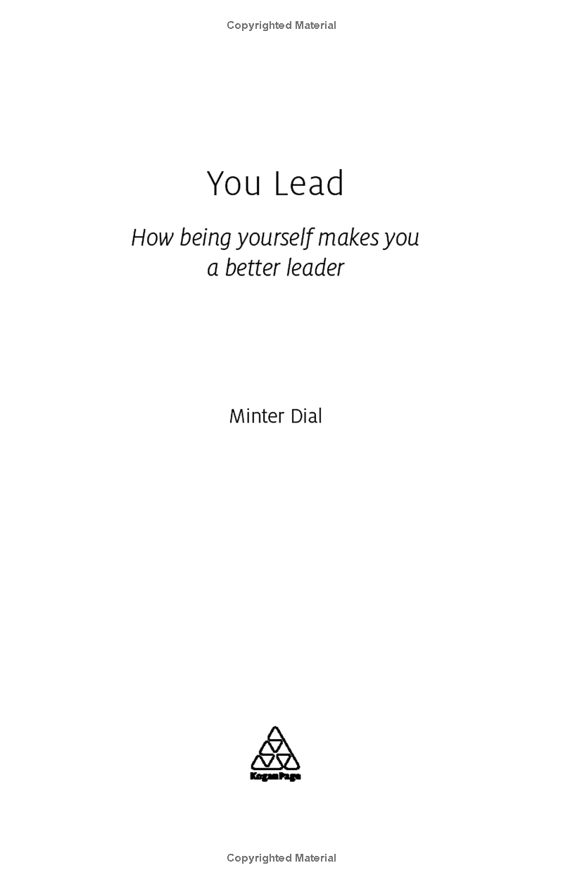 you lead: how being yourself makes you a better leader