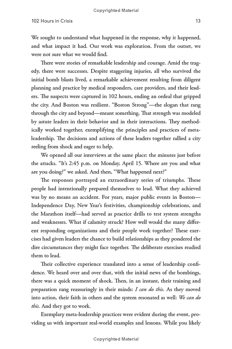 you're it: crisis, change, and how to lead when it matters most