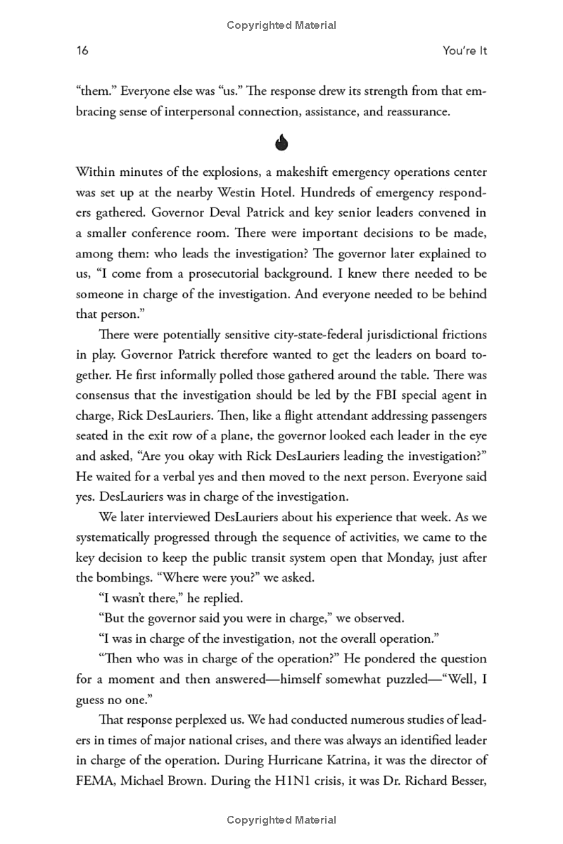 you're it: crisis, change, and how to lead when it matters most