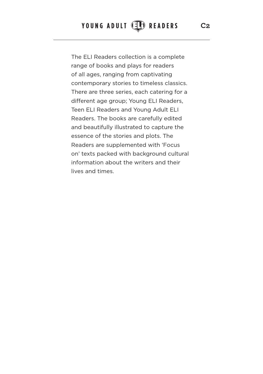 young adult eli readers - the importance of being earnest - stage 6 c2 - downloadable audio files