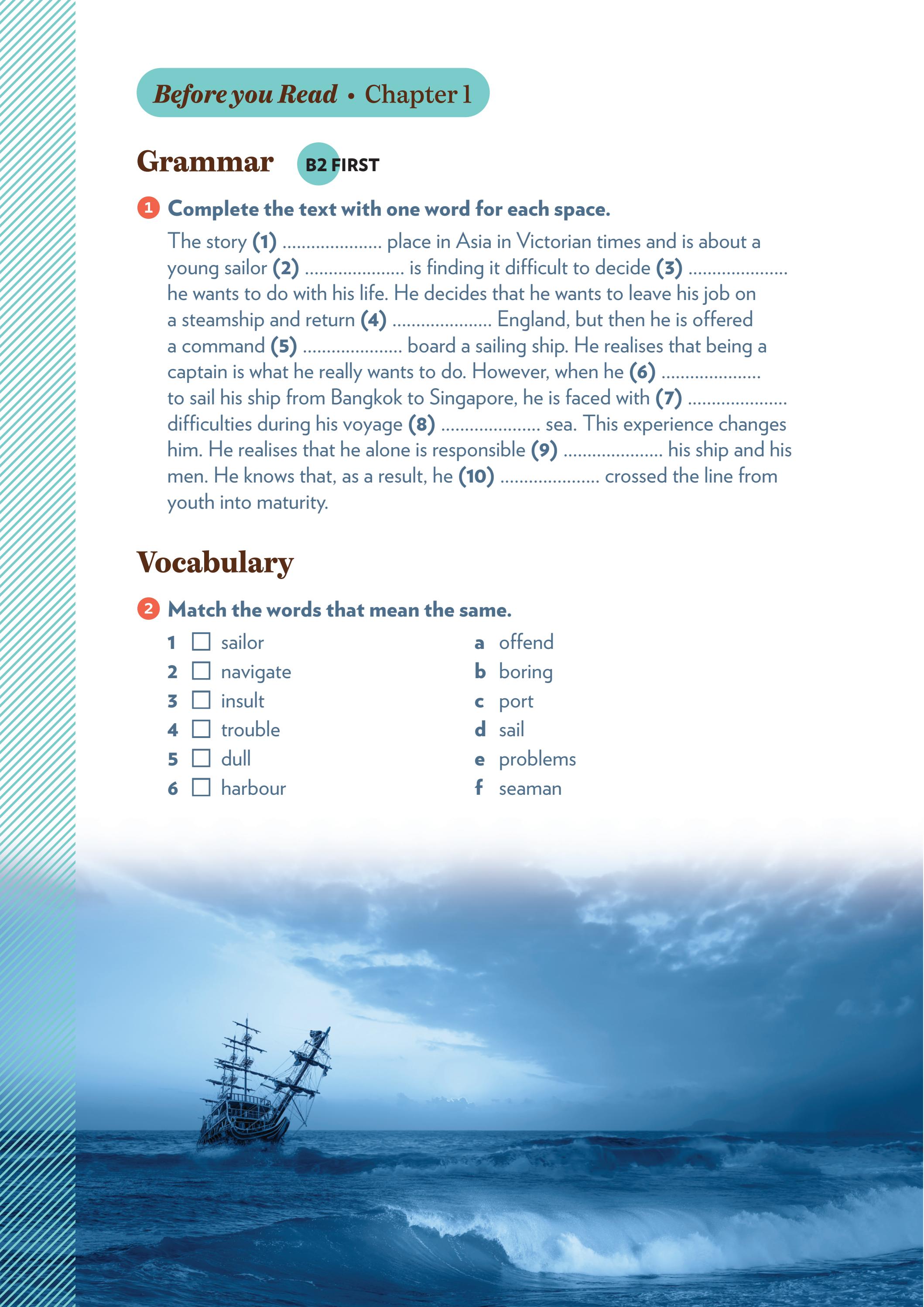 young eli readers - the shadow line - stage 4 b2 - downloadable audio files