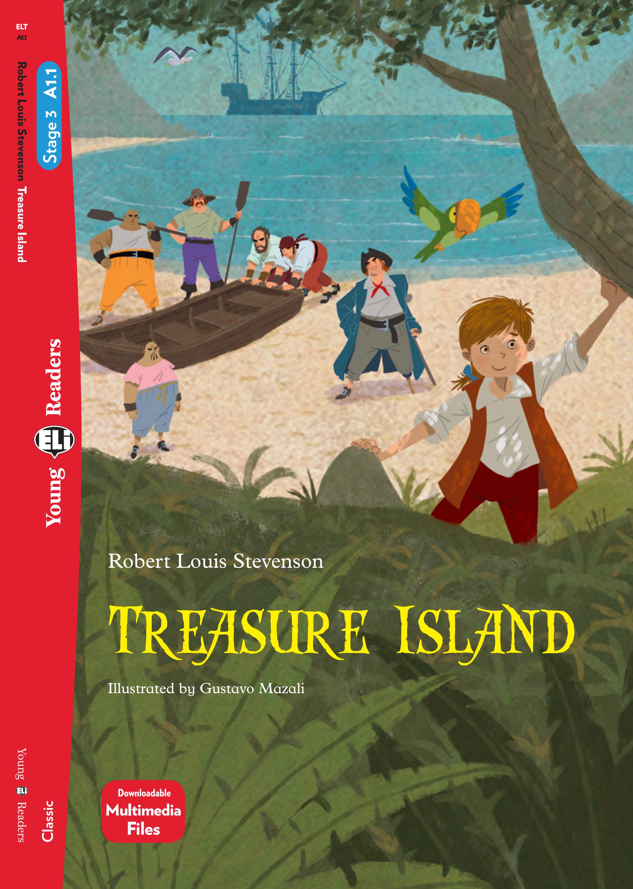 young eli readers - treasure island - stage 3 a1.1 - downloadable audio files