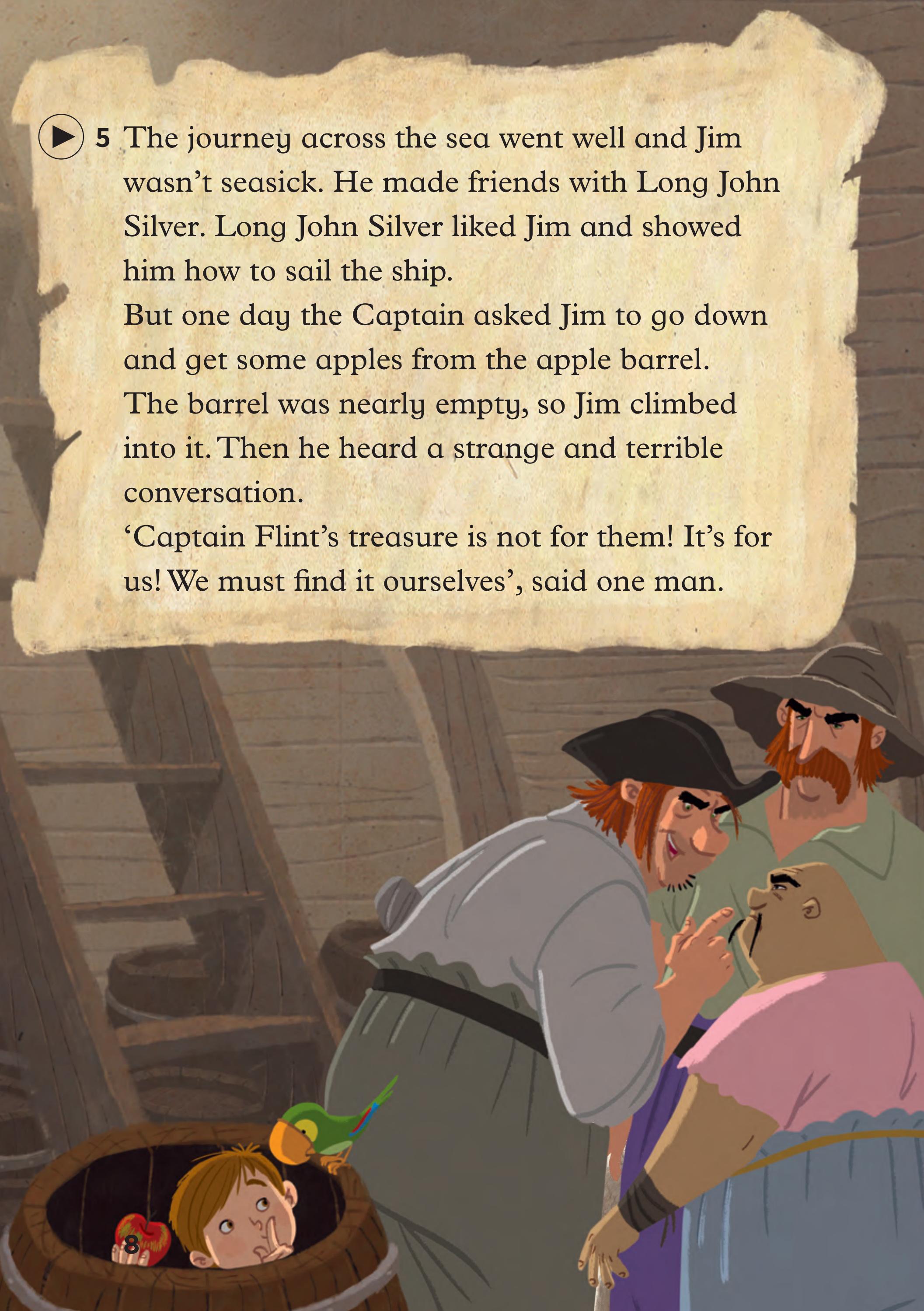 young eli readers - treasure island - stage 3 a1.1 - downloadable audio files