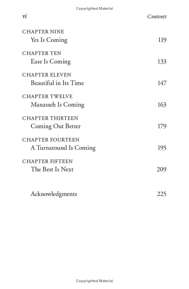 your greater is coming