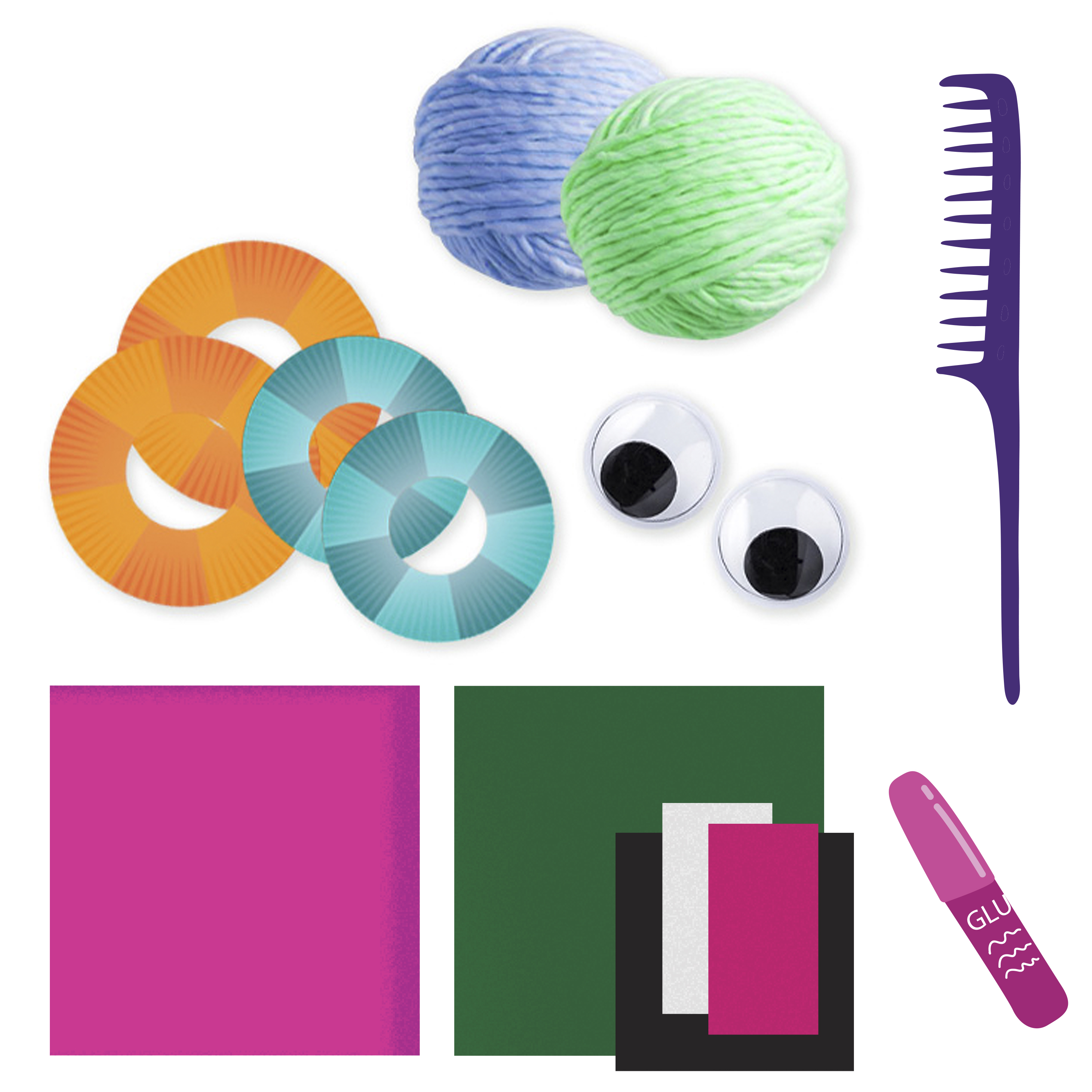 zap! pom-pom friends kit