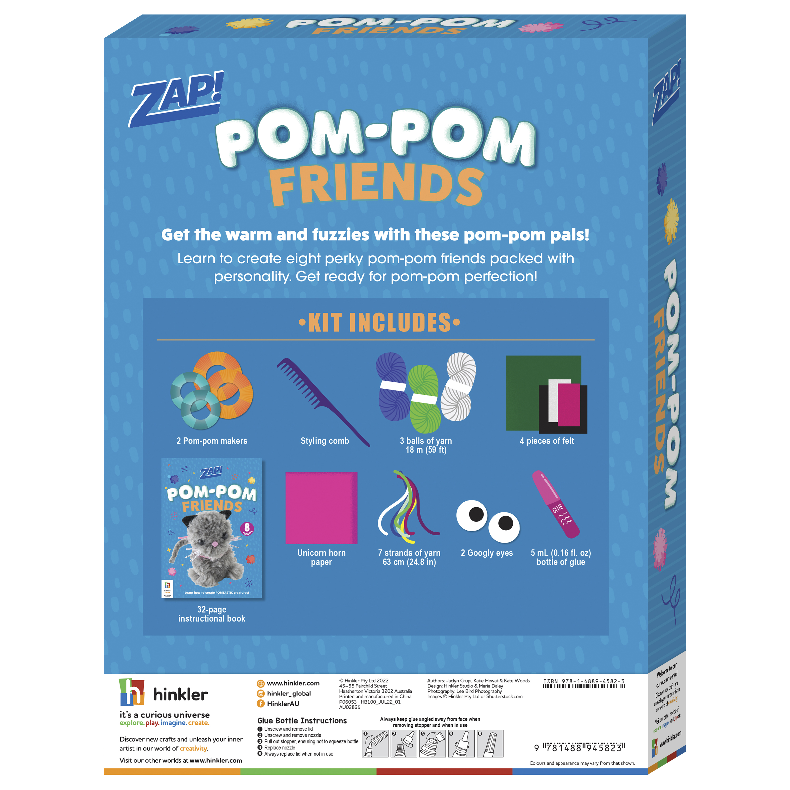 zap! pom-pom friends kit