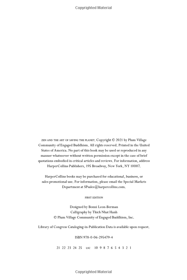 zen and the art of saving the planet