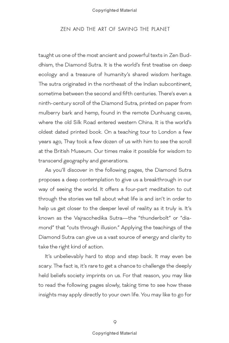 zen and the art of saving the planet