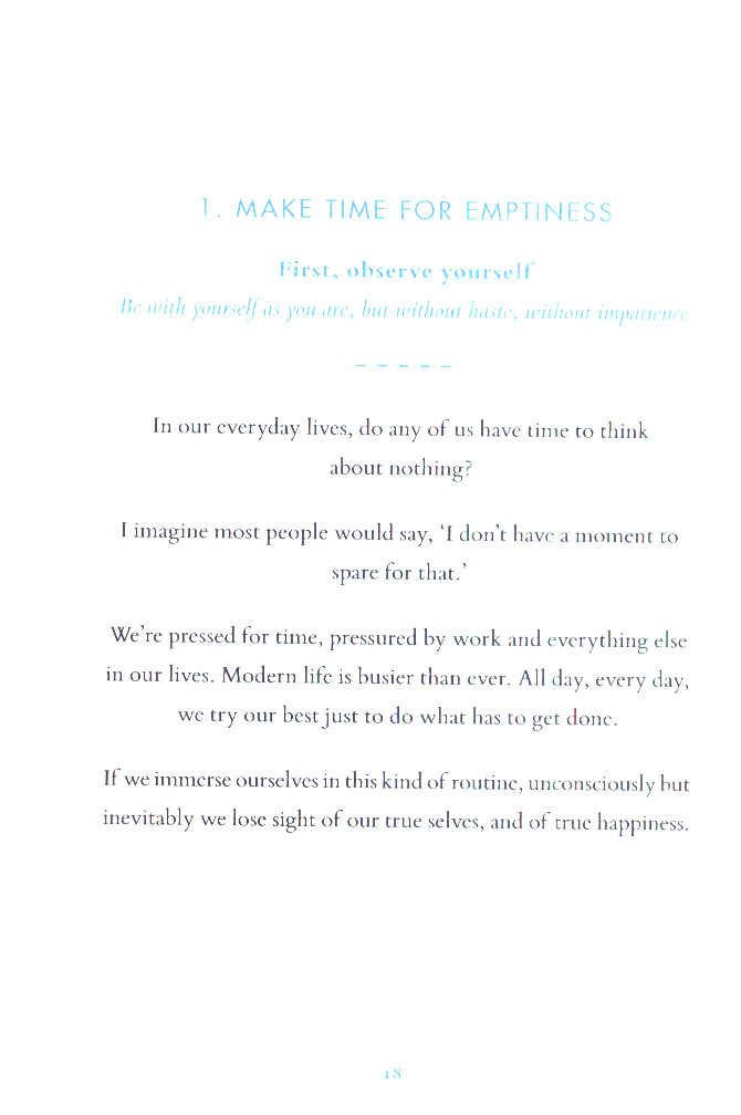 zen: the art of simple living