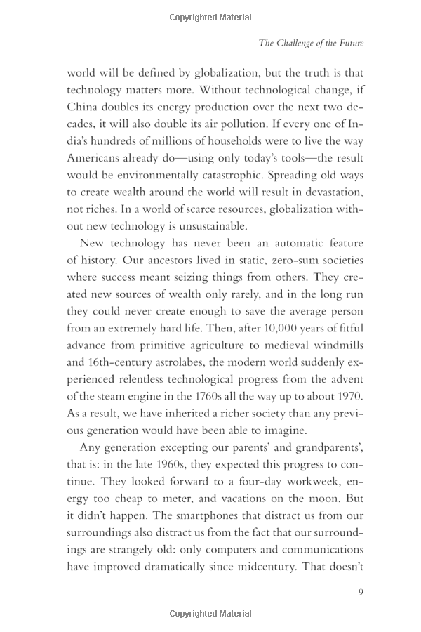 zero to one : notes on start ups, or how to build the future