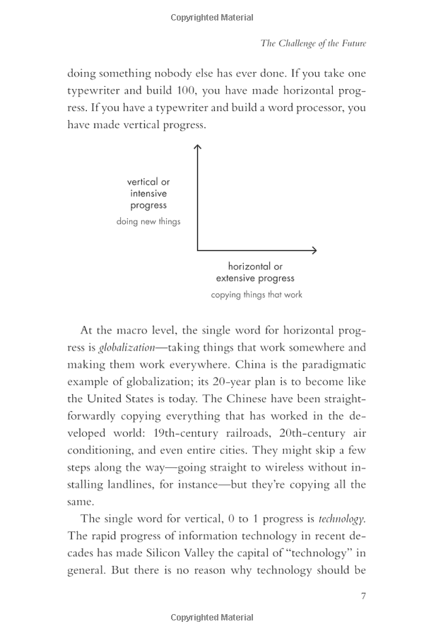 zero to one : notes on start ups, or how to build the future