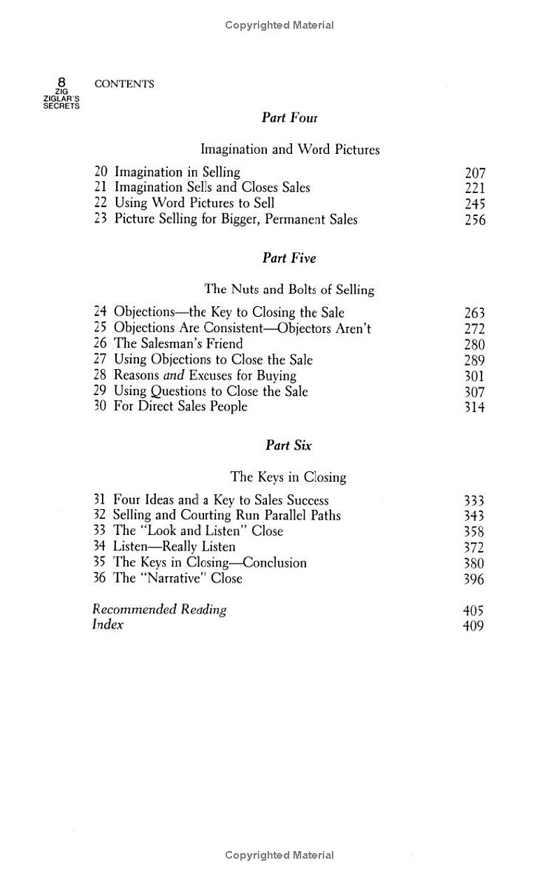 zig ziglar's secrets of closing the sale