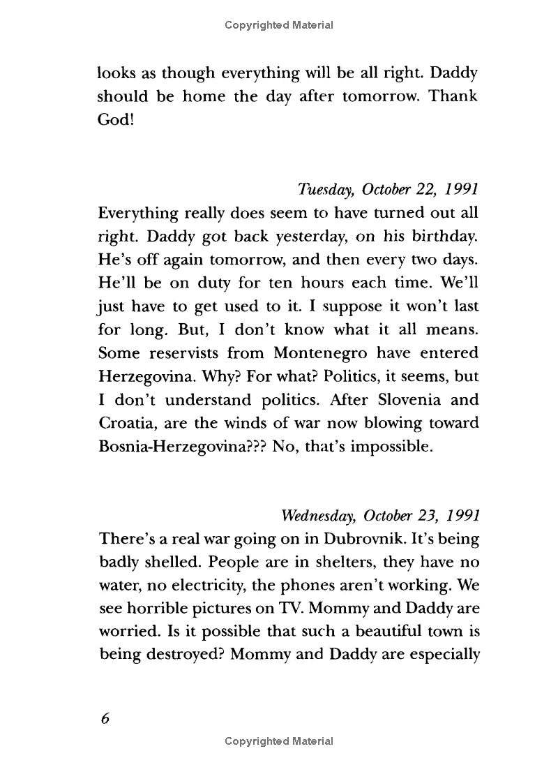 zlata's diary: a child's life in sarajevo