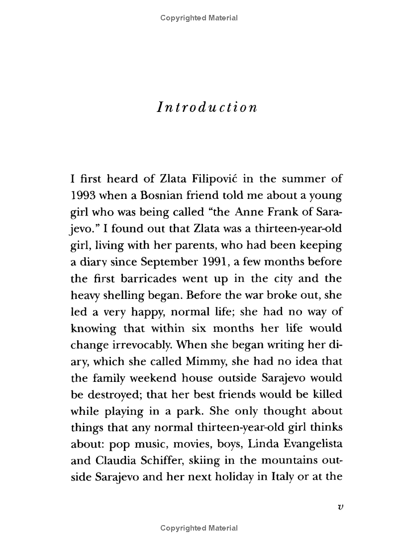 zlata's diary: a child's life in sarajevo