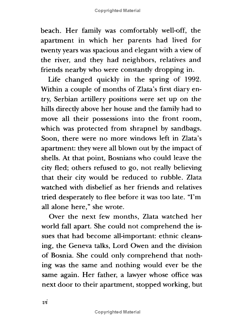 zlata's diary: a child's life in sarajevo