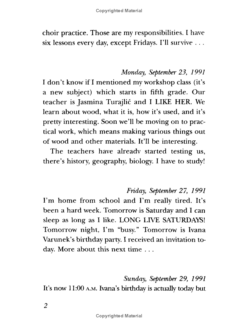 zlata's diary: a child's life in sarajevo