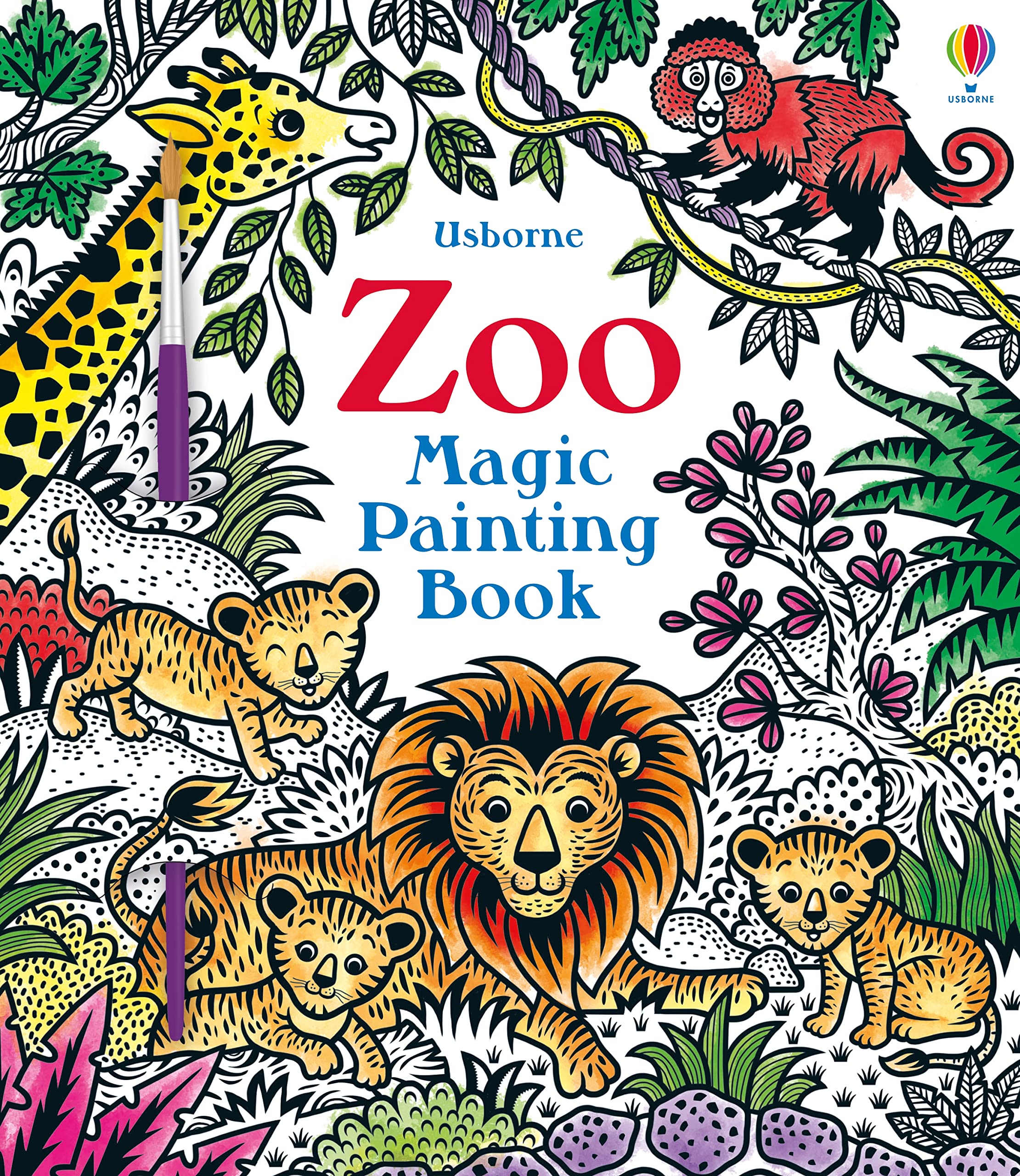 zoo magic painting book