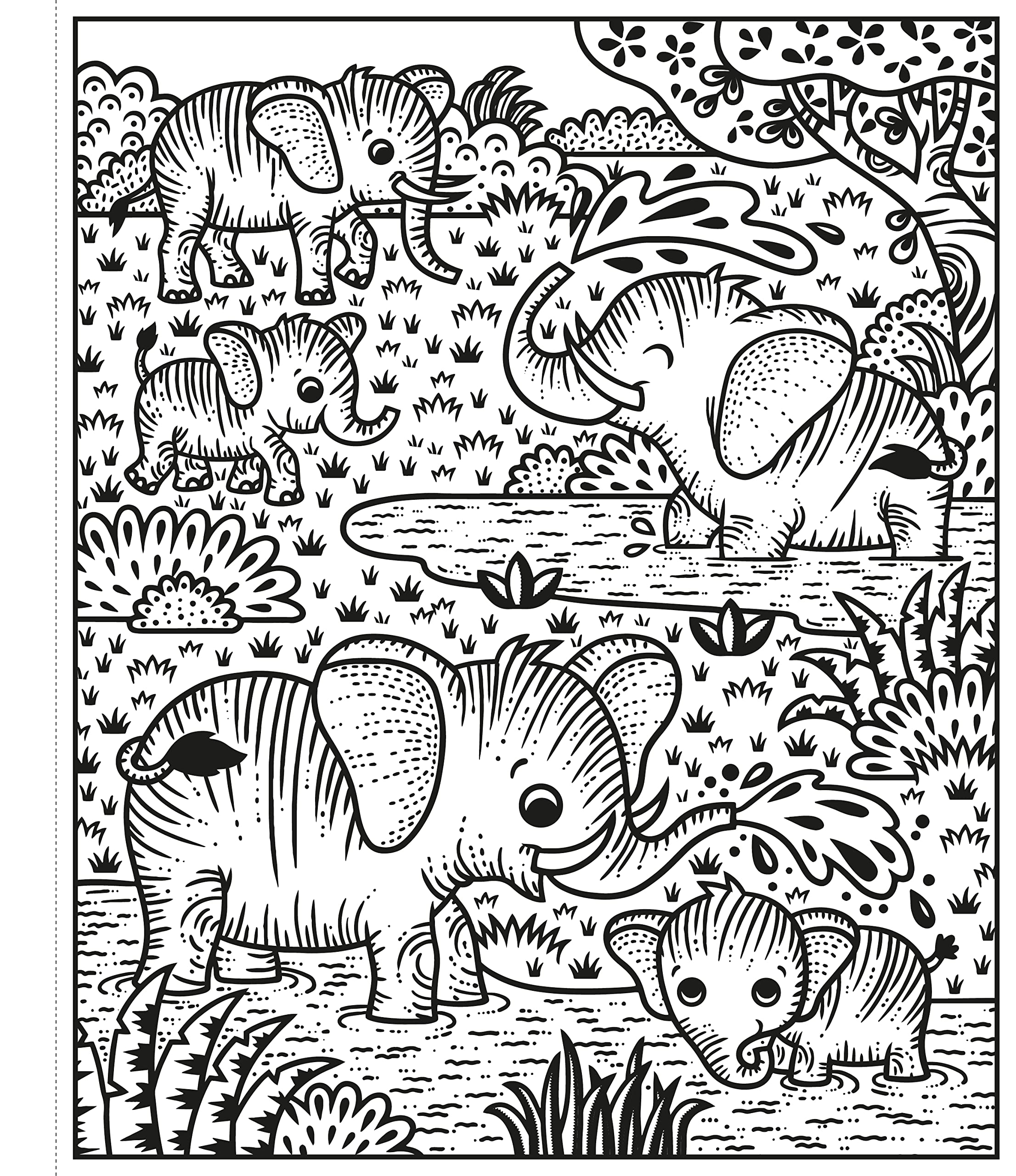 zoo magic painting book