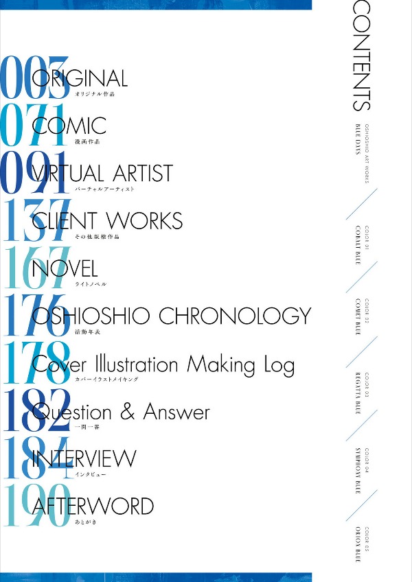 おしおしお画集 青の日々 - oshioshio art book: ao no hibi