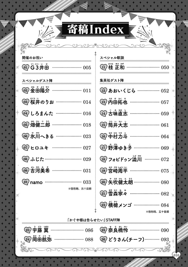 『かぐや様は告らせたい』ラスト公式ファンブック 秀知院学園卒業パーティー ~かぐや様は祝われたい~ - kaguya-sama: love is war last official fan book