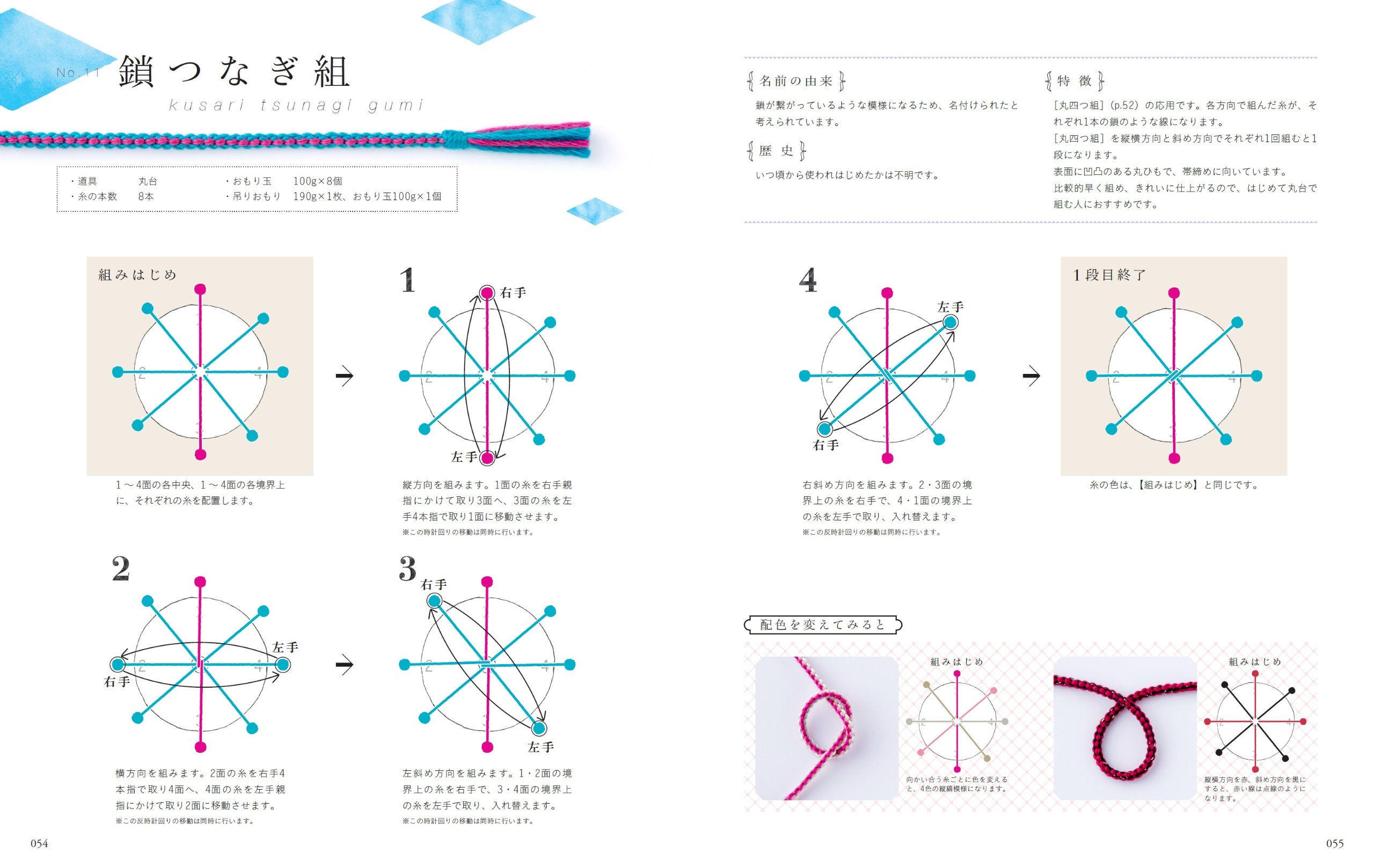 かわいい組ひもの教科書: はじめてでもかんたんにつくれる 50通りの組み方とアクセサリーのつくり方 kawaii kumi himo no kyoukasho hajimete demo kanta n nitsukureru 50 touri no kumikata to a
