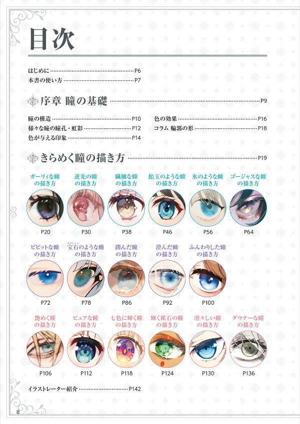 きらめく瞳の描き方 - kirameku hitomi no egaki kata - how to draw sparkling eyes