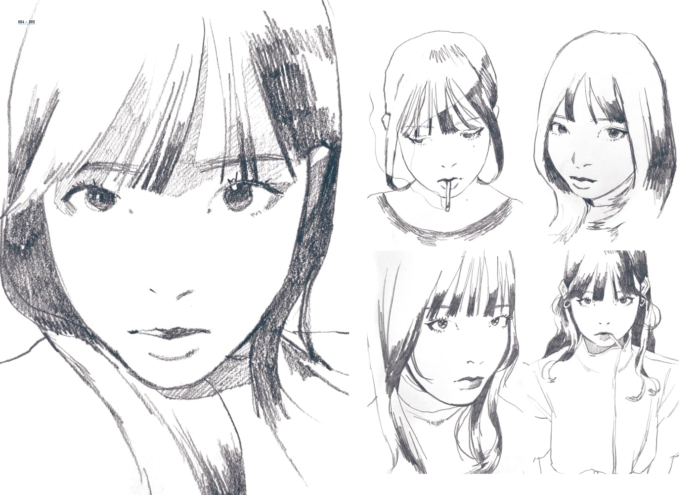 すっぴん 線を整える、色をつける前のラフイラスト集 - suppin sen wo totonoeru, iro wo tsukeru mae no rough illustration shu