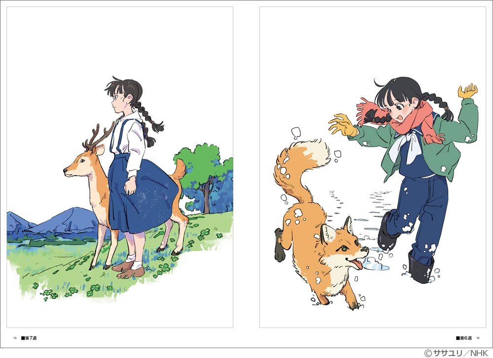 「なつぞら」のアニメーション資料集[オープニングタイトル編](小冊子) - style "natsuzora" animation reference materials collection opening title edition