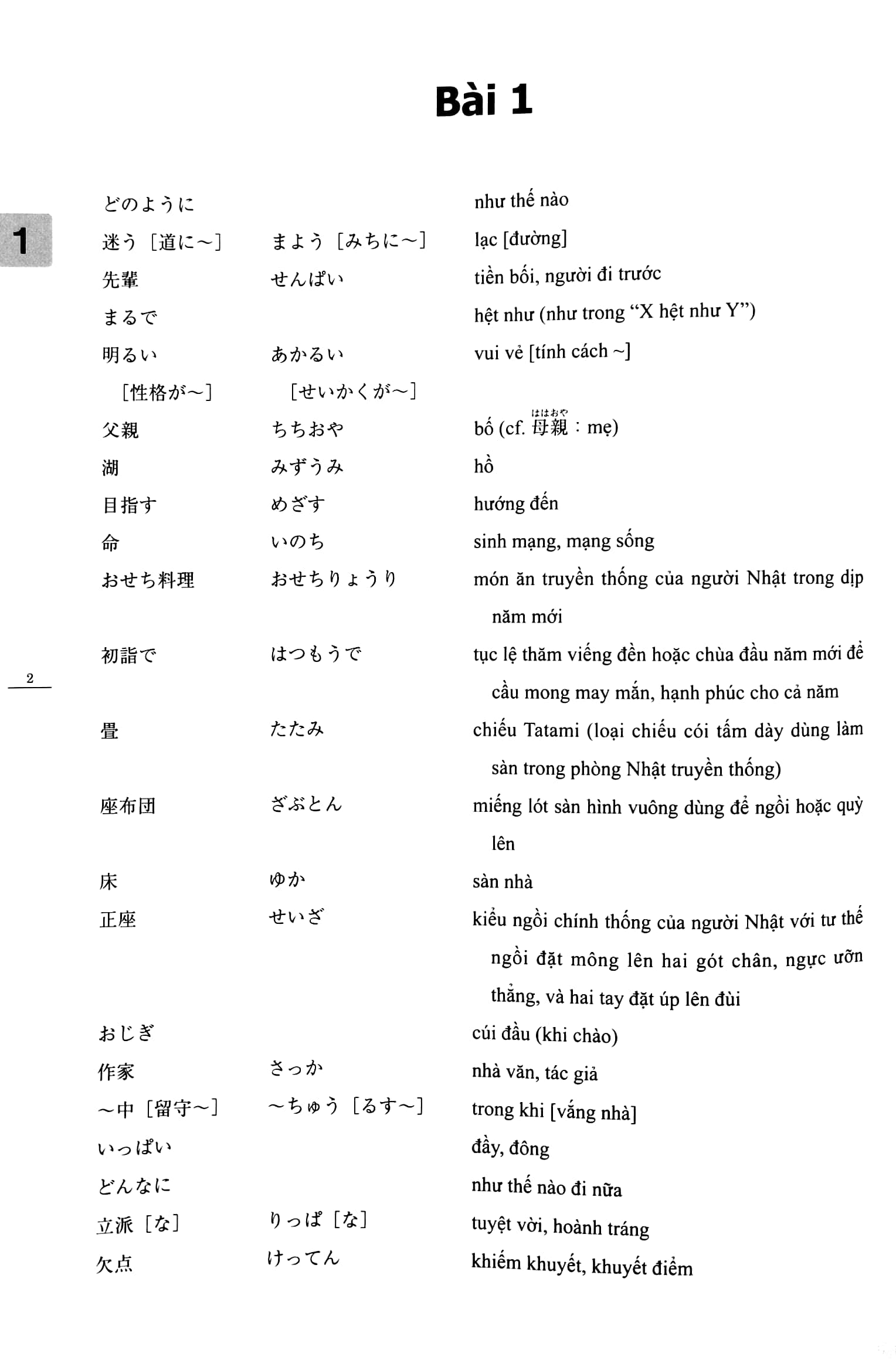 みんなの日本語 中級i 翻訳・文法解説 ベトナム語版 - bản dịch và giải thích ngữ pháp trung cấp 1