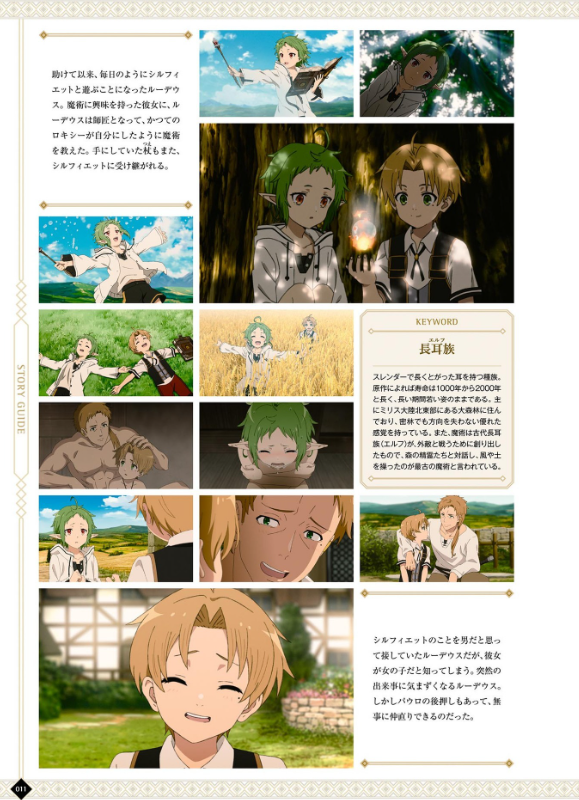 アニメ 無職転生 ~異世界行ったら本気だす~ 完全設定資料集 - anime mushoku tensei complete art works illustration book