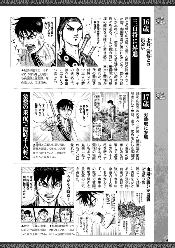キングダム 公式ガイドブック 第 3 弾 戦国七雄人物録 - kingdom official guidebook vol.3