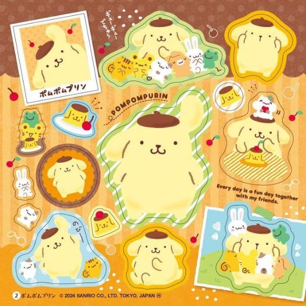 サンリオキャラクターズ ぎゅぎゅっと大集合シールブック - sanrio character zu gi gyutto daishugo sticker book