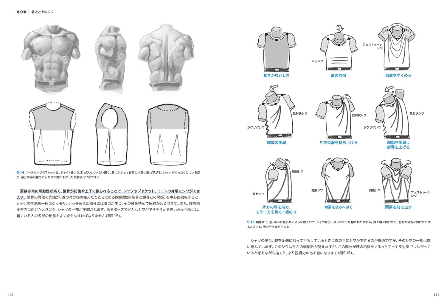 シワの描き方マスターガイド リアルで美しいシワ表現を描く - shiwa no egaki kata master guide realde utsukushi shiwa hyogen wo egaku - original title: the art of drawing folds