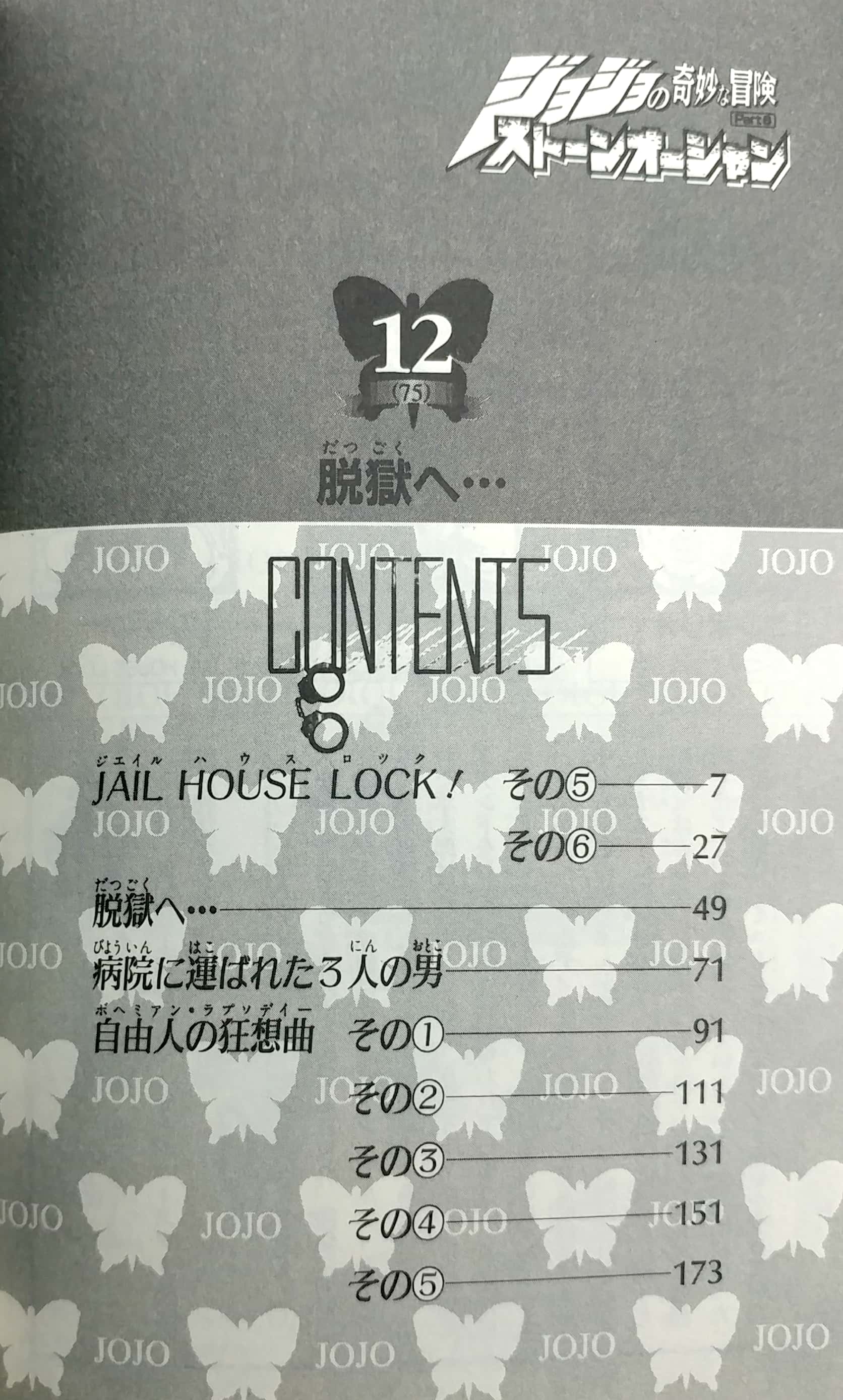 ジョジョの奇妙な冒険 第 6 部 ストーンオーシャン 12 - jojo's bizarre adventure part 6 stone ocean 12