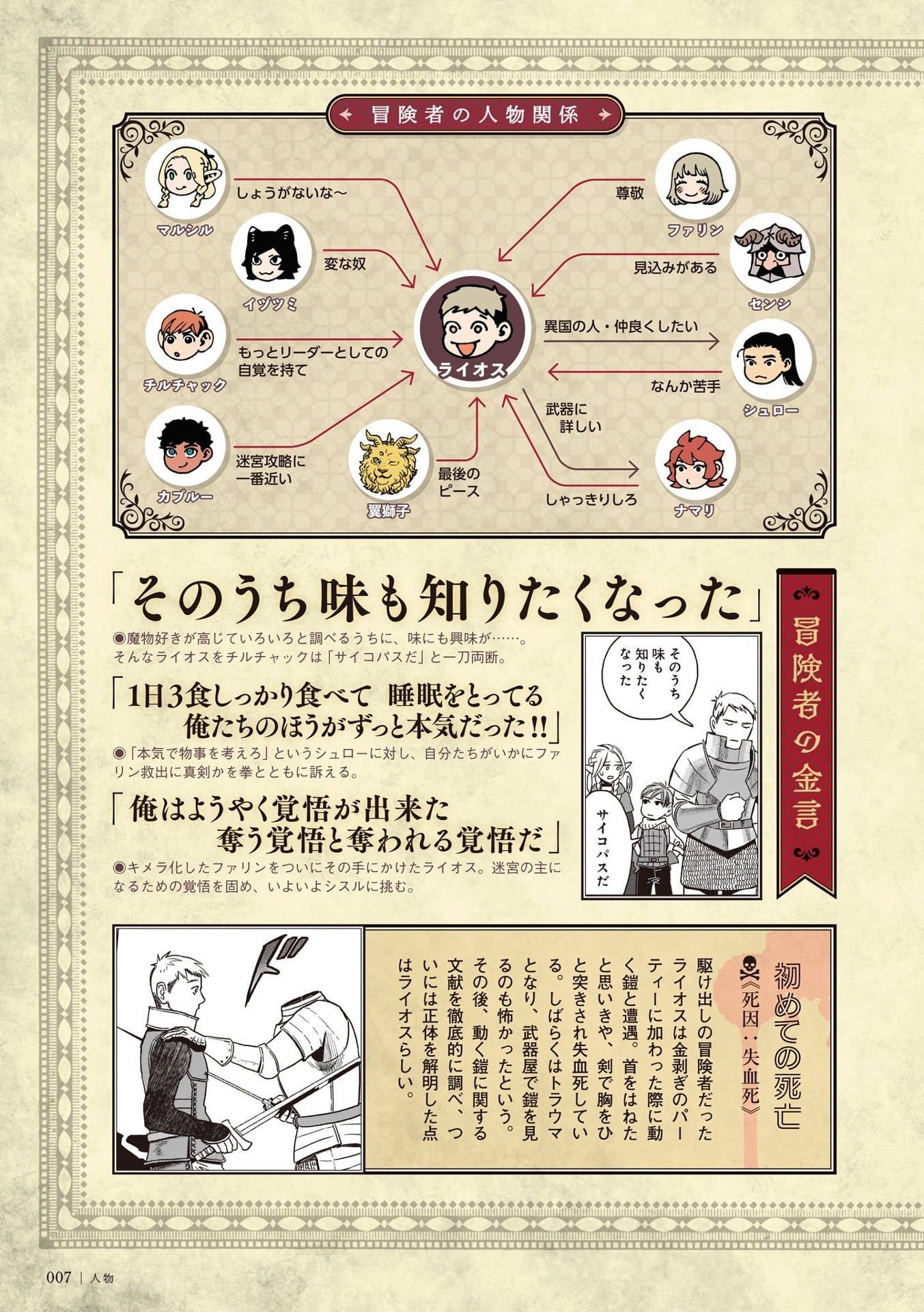 ダンジョン飯 ワールドガイド 冒険者バイブル 完全版 - delicious in dungeon (dungeon meshi) world guide bokensha bible complete edition