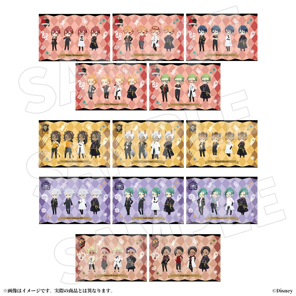 『ディズニー ツイステッドワンダーランド』ポストカードブック - deformation - disney twisted wonderland postcard book - deformation