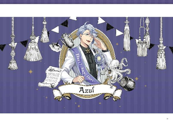 『ディズニー ツイステッドワンダーランド』公式ビジュアルブック3 -カードアート&線画集 - birthday 1st