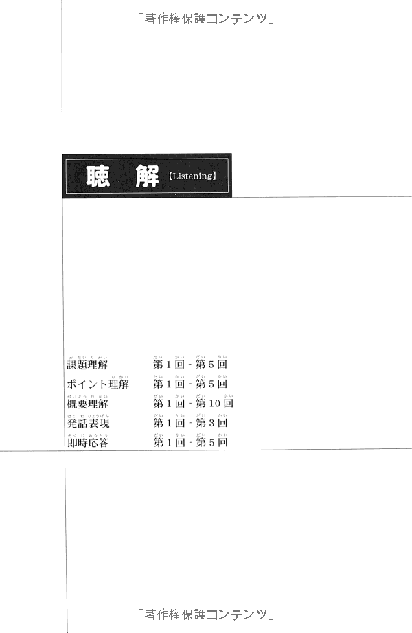 ドリル&ドリル日本語能力試験 n3 聴解・読解 - drill and drill jlpt n3 listening and reading