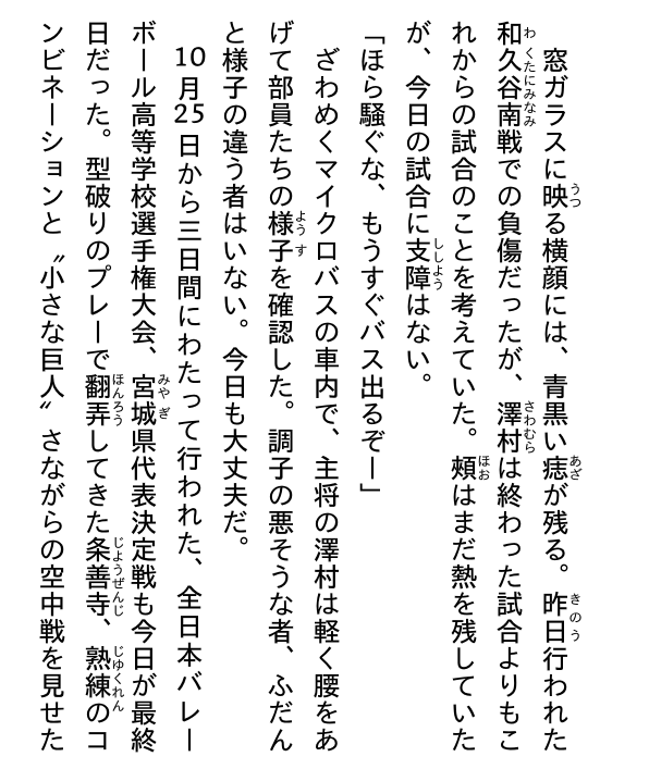 ハイキュー!! ショーセツバン!! 6 - haikyu!! shosetsu ban!! 6