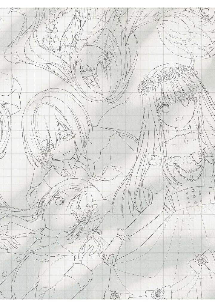 フカヒレ画集 lingering - fukahire artbook lingering