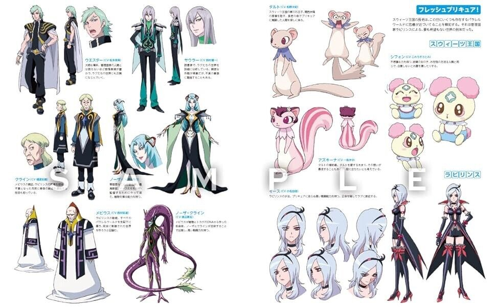 ​​​​​​​プリキュア20周年キャラクターブック - precure 20th anniversary characters book