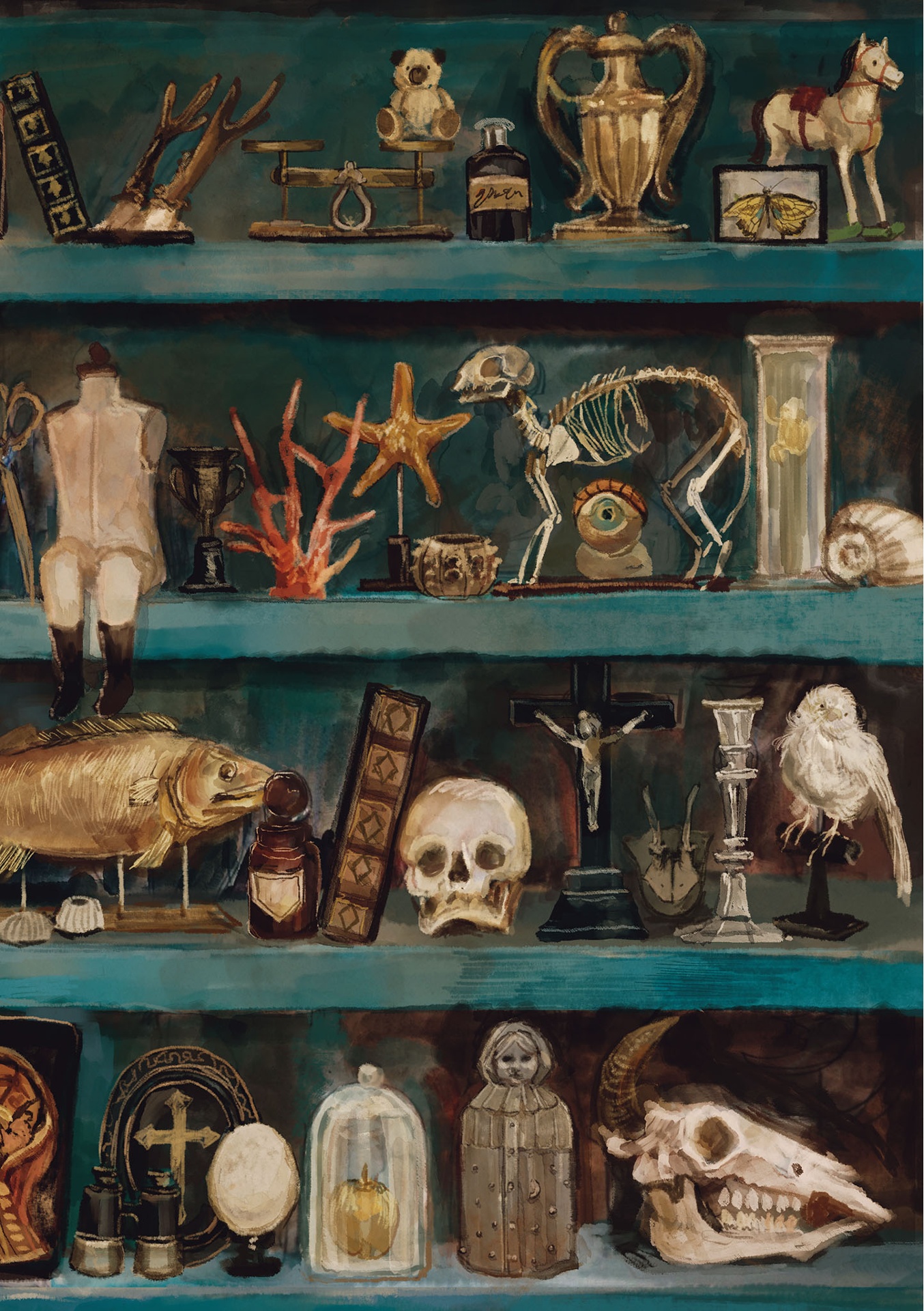 不思議なアンティークショップまくらくらま作品集 - fushigina anteikushoppu ma kurakura ma sakuhin shu - welcome to the peculiar antique shop: the art of makura kurama