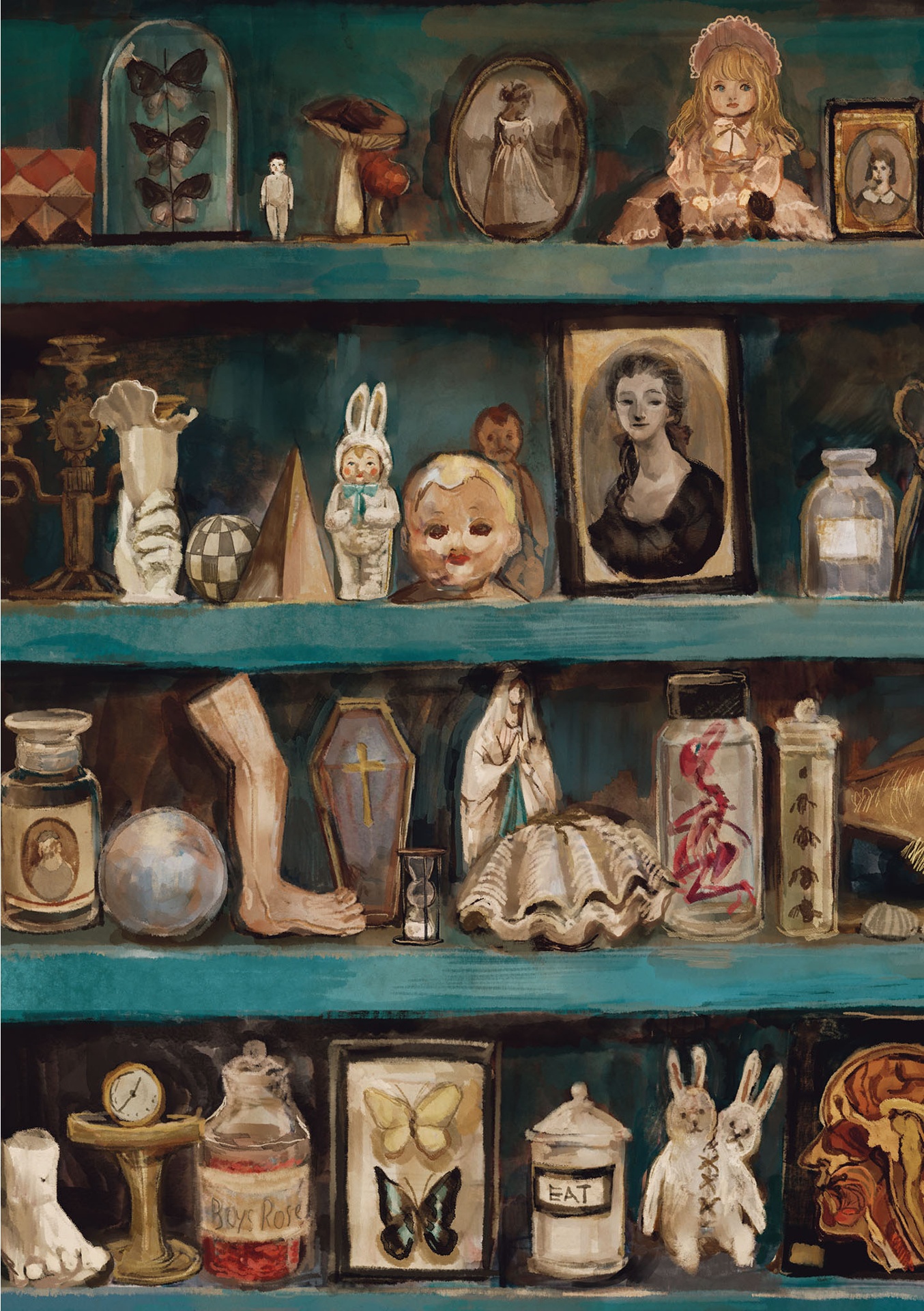 不思議なアンティークショップまくらくらま作品集 - fushigina anteikushoppu ma kurakura ma sakuhin shu - welcome to the peculiar antique shop: the art of makura kurama