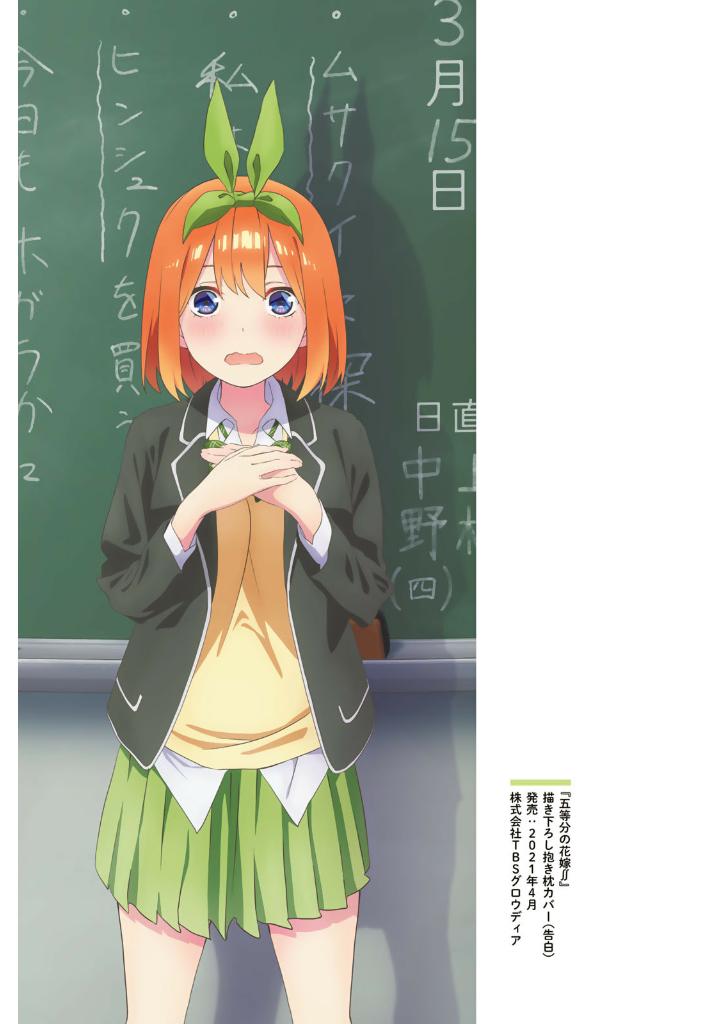 五等分の花嫁 ANIME VISUAL BOOK 四葉 - Go Toubun No Hanayome Anime Yotsuba