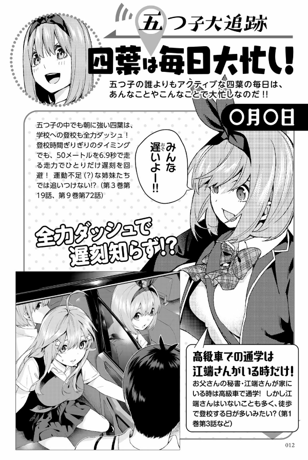 五等分の花嫁 キャラクターブック 四葉 (kcデラックス) go toubun no hanayome kyarakutaabutu