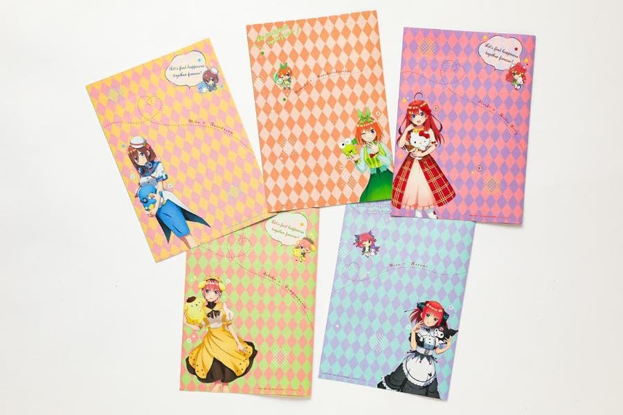 五等分の花嫁×サンリオキャラクターズ メモリアルクリアファイルブック - "the quintessential quintuplets" x sanrio memorial clear folder book