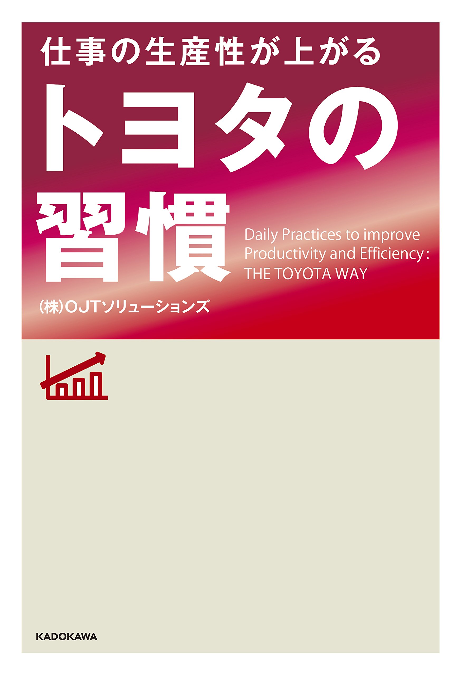 仕事の生産性が上がる トヨタの習慣 shigoto no seisan sei ga agaru toyota no shuukan