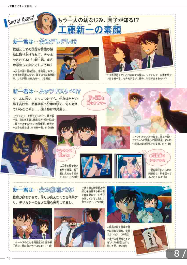 名探偵コナン 工藤新一&毛利蘭 シークレットアーカイブス: 少年サンデーグラフィック mei tantei konan kudoo shinichi ando moori ran shi - kuretu