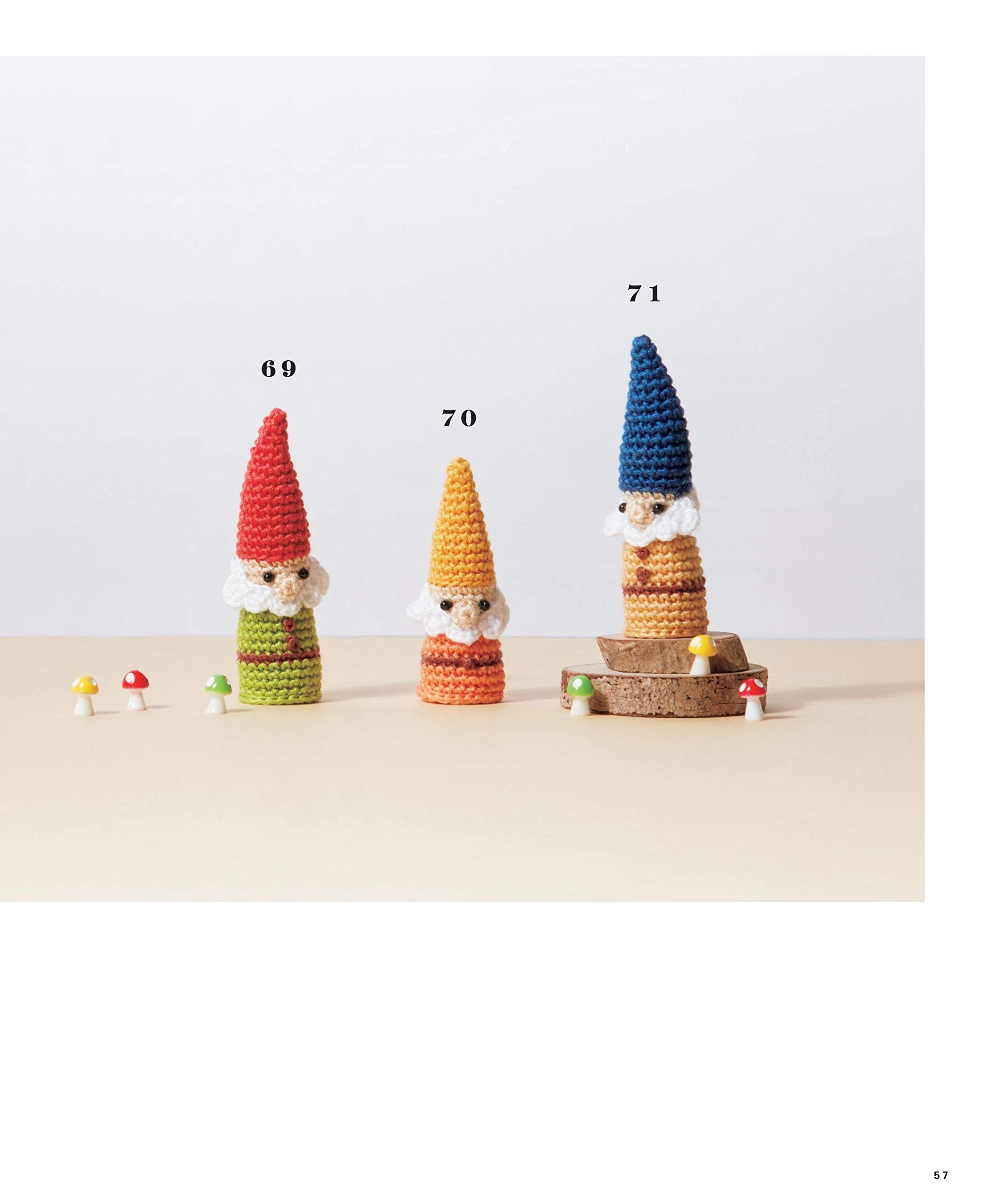 【増補改訂版】かわいいかぎ針編み 刺しゅう糸で編む小さなあみぐるみ 68 + 20 - amigurumi embroidery thread