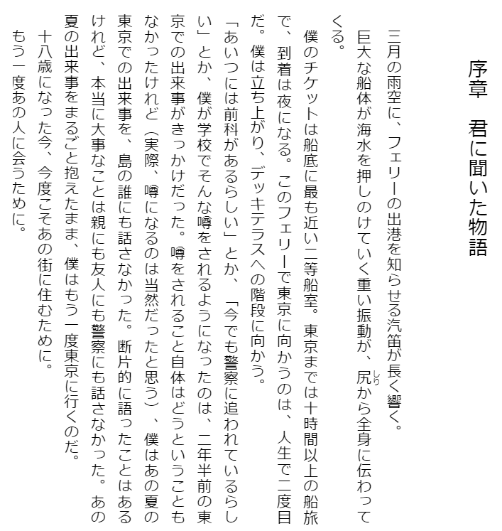 小説 天気の子 (角川文庫) shousetsu tenki no ko - weathering with you (light novel)